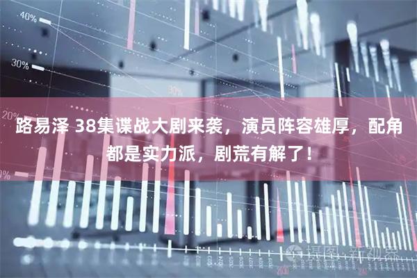 路易泽 38集谍战大剧来袭，演员阵容雄厚，配角都是实力派，剧荒有解了！