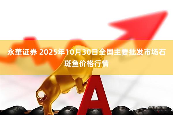 永華证券 2025年10月30日全国主要批发市场石斑鱼价格行情